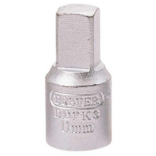 Draper 38322 Square Drain Plug Key, 3/8" Sq. Dr., 11mm