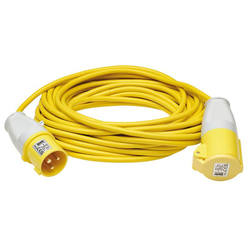 Defender E85111 Extension Lead, Yellow, 1.5mm², 16A, 14m