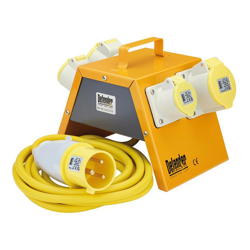 Defender E13108 110V Splitter Box, 2 x 16A / 2 x 32A