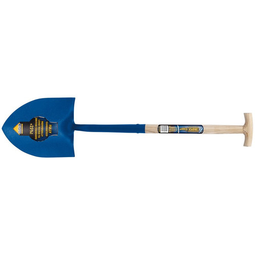 Draper Expert 10875 Contractors Round Mouth No.2 Shovel with Ash Shaft and T-Handle