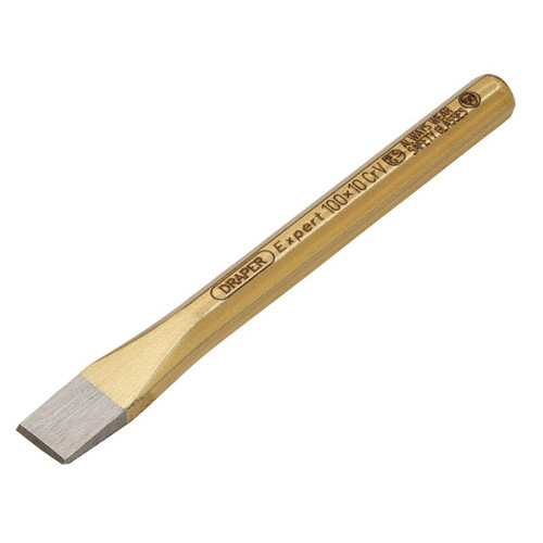 Draper Expert 51538 Octagonal Flat Cold Chisel, 10 x 100mm