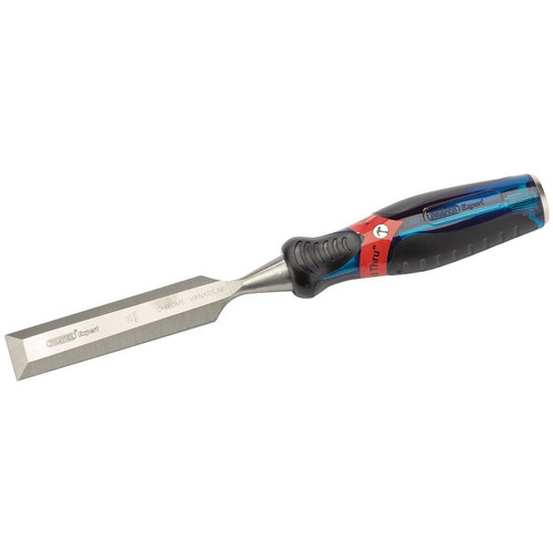 Draper Expert 24408 Soft Grip 'Pound Thru' Bevel Edge Wood Chisel, 25 x 140mm
