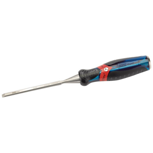 Draper Expert 24402 Soft Grip 'Pound Thru' Bevel Edge Wood Chisel, 6 x 140mm