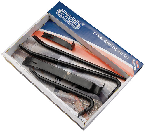 Draper 26123 Wrecking Bar Set (5 Piece)