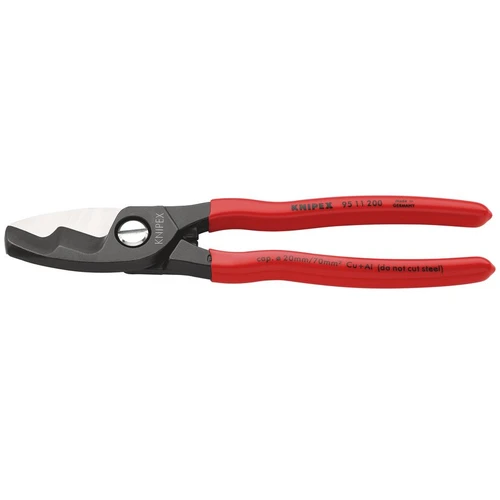 KNIPEX 37065 95 11 200 SB Cable Shears with Twin Cutting Edge, 200mm