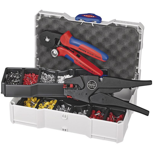 KNIPEX 18382 97 90 10 Electrical Crimping Assortment for Wire Ferrules