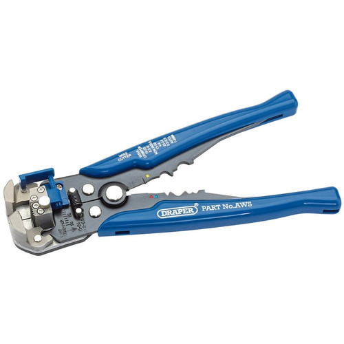 Draper 35385 Dual Action Automatic Wire Stripper/Crimper, 205mm