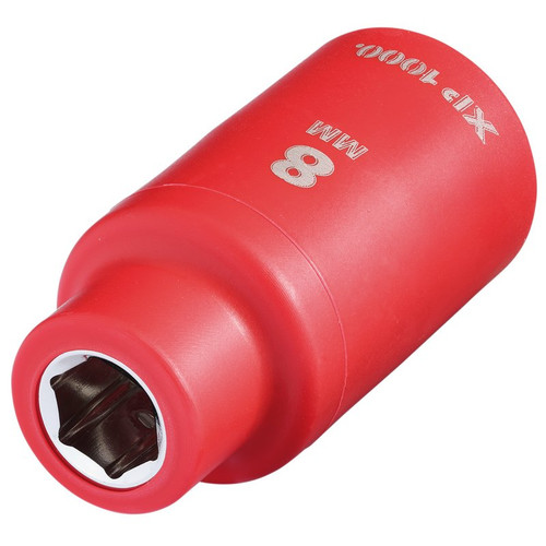 XP1000 17572 VDE Socket, 3/8" Sq. Dr., 8mm