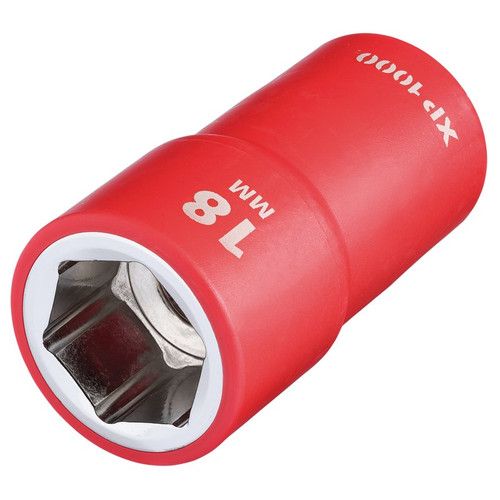 XP1000 17859 VDE Socket, 1/2" Sq. Dr., 18mm
