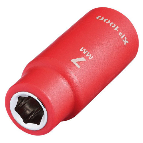 XP1000 18744 VDE Socket, 1/4" Sq. Dr., 7mm