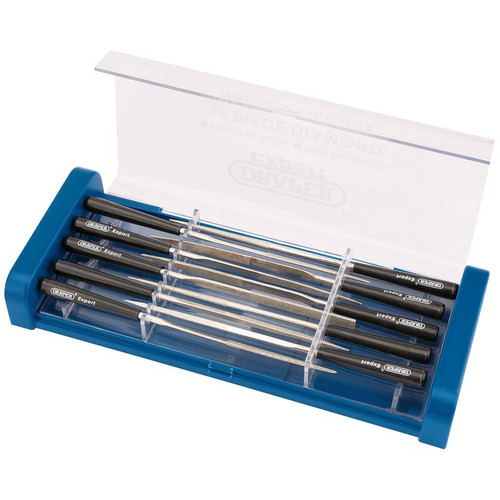 Draper Expert 36326 Diamond Needle File Set, 140mm (10 Piece)