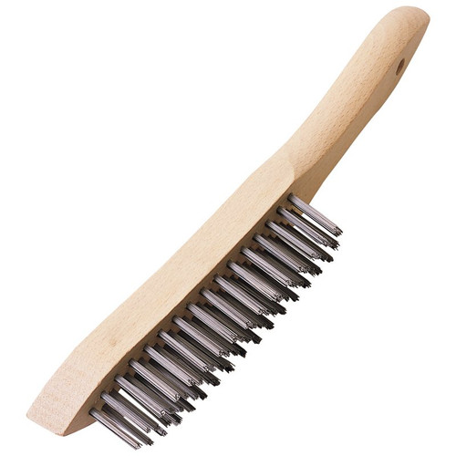 Draper Expert 31563 Heavy Duty 4 Row Wire Scratch Brush, 310mm