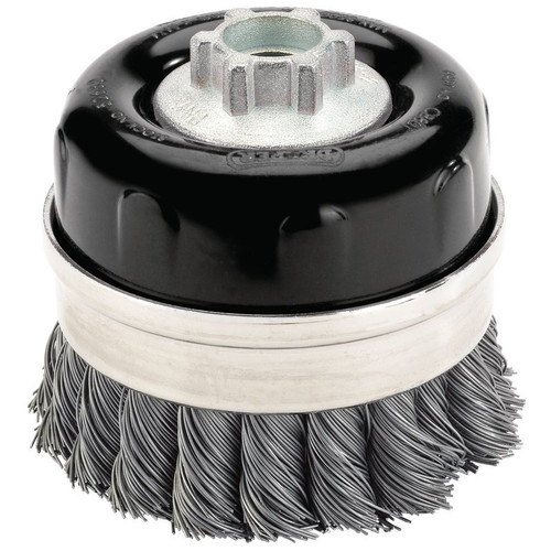 Draper Expert 52632 Steel Twist Knot Wire Cup Brush, 80mm, M14
