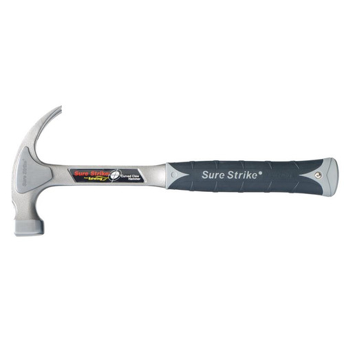 Estwing EMR16C Sure Strike Curved Claw Hammer, 16oz/453g