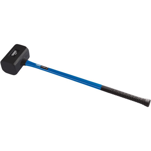 Draper 74318 Rubber Dead Blow Hammer with Fibreglass Shaft, 3.6kg/8lb