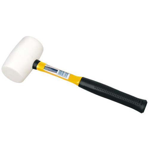 Draper Expert 09119 Non-Marking Rubber Head Mallet with Fibreglass Shaft, 680g/24oz