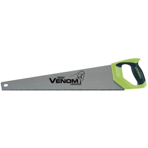 Draper Venom 82196 First Fix Double Ground Handsaw, 550mm, 7tpi/8ppi