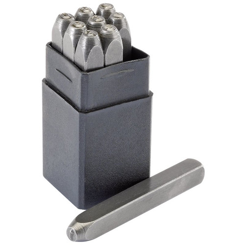 Draper 37336 0 - 9 Number Stamp Set, 1/8"