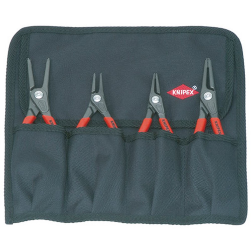 KNIPEX 43288 00 19 57 Precision Circlip Plier Set, 4 Piece