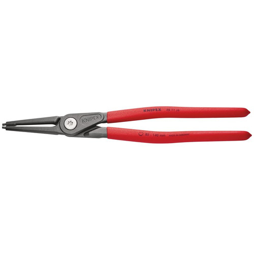 KNIPEX 75081 48 11 J4 SB Precision Circlip Pliers For Internal Circlips In Bore Holes, 320mm