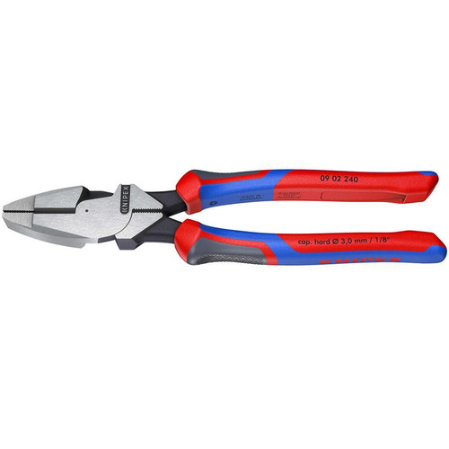 KNIPEX 25160 09 02 240 SB Lineman's Pliers American Style, 240mm