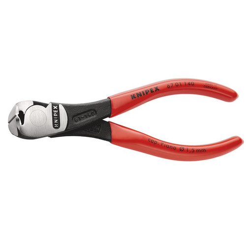 KNIPEX 18428 67 01 140 High Leverage End Cutting Nippers, 140mm