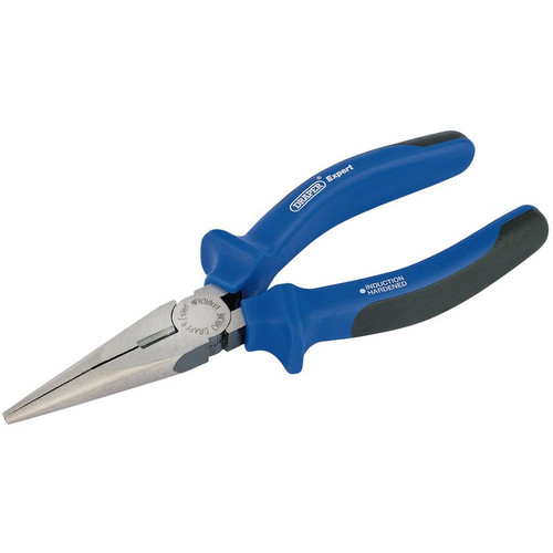 Draper Expert 68887 Heavy Duty Soft Grip Long Nose Pliers, 160mm