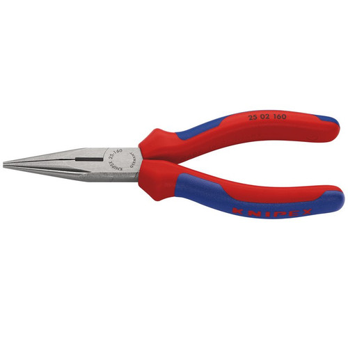 KNIPEX 69576 25 02 160 SBE Long Nose Pliers, 160mm