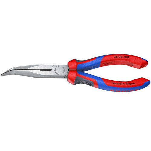 KNIPEX 77004 26 22 200 SB Snipe Nose Side Cutting Pliers, 200mm