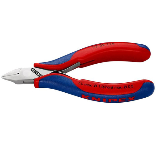 KNIPEX 19800 77 52 115 Electronics Diagonal Cutter, 115mm