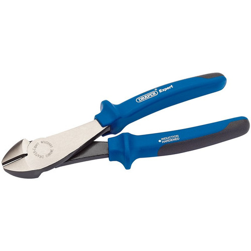 Draper Expert 68893 Heavy Duty Soft Grip High Leverage Diagonal Side Cutter, 180mm