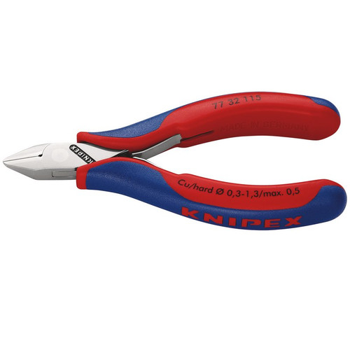 KNIPEX 27726 77 32 115 Flush Electronics Diagonal Cutters, 115mm