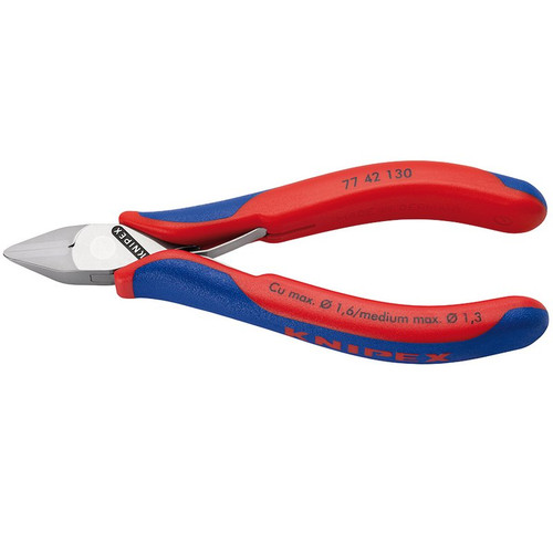 KNIPEX 27729 77 42 130 Electronics Diagonal Cutter, 130mm