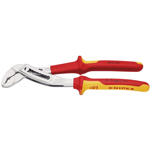 KNIPEX 87932 88 06 250 SB VDE Insulated Alligator® Water Pump Pliers, 250mm