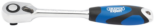 Draper Expert 26504 Soft Grip Reversible Ratchet, 1/2" Sq. Dr., 72 Tooth