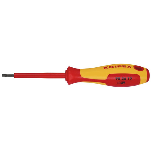 KNIPEX 34659 98 26 15 VDE Insulated Torx® Screwdriver TX15 x 80mm