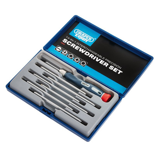 Draper Expert 78925 14 in 1 Reversible Precision Screwdriver Set