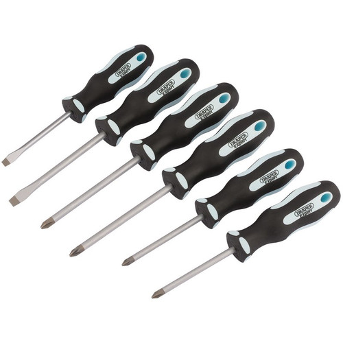 Draper Expert 63588 Soft Grip Screwdriver Set (6 Piece)