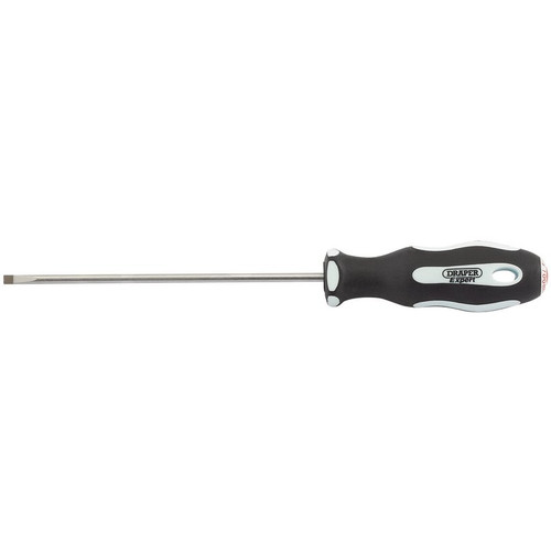 Draper Expert 34972 Plain Slot Soft Grip Parallel Tip Screwdriver, 3 x 100mm