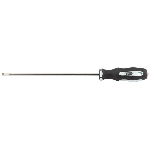 Draper Expert 34975 Plain Slot Soft Grip Parallel Tip Screwdriver, 5.5 x 200mm