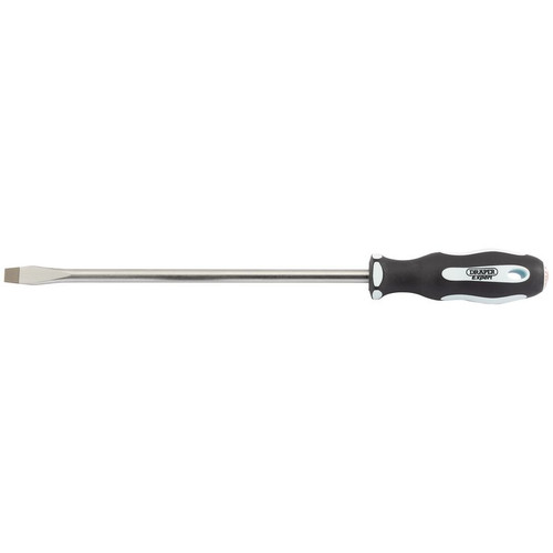 Draper Expert 34981 Plain Slot Soft Grip Screwdriver, 10 x 250mm