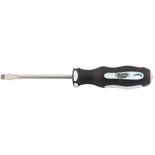 Draper Expert 34978 Plain Slot Soft Grip Screwdriver, 6.5 x 100mm