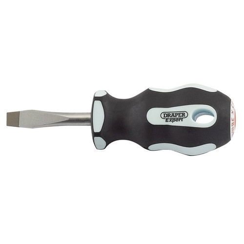 Draper Expert 34977 Plain Slot Soft Grip Screwdriver, 6.5 x 38mm