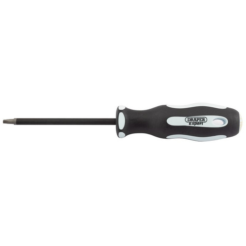 Draper Expert 35157 Square Recess Soft Grip Security Screwdriver, S2 x 100mm