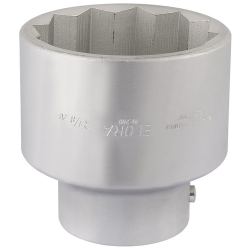 Elora 67509 Bi-Hexagon Socket, 1" Sq. Dr., 3.1/8"