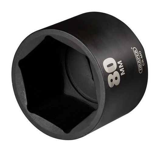 Draper 08525 HI-TORQ® Deep Impact Socket, 1" Sq. Dr., 80mm