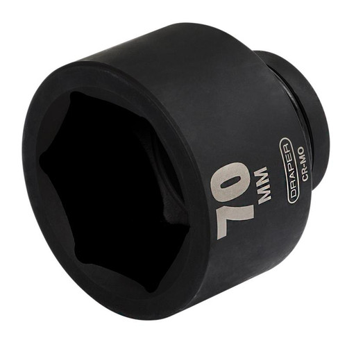 Draper 05159 HI-TORQ® 6 Point Deep Impact Socket, 1" Sq. Dr., 70mm