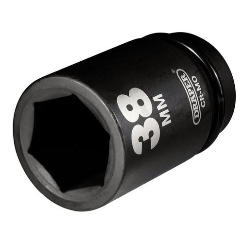 Draper 05151 Hi-TORQ® Deep Impact Socket, 1" Sq. Dr., 38mm