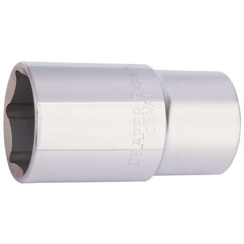 Draper Expert 35521 Hub Nut Socket, 1/2" Sq. Dr., 32mm