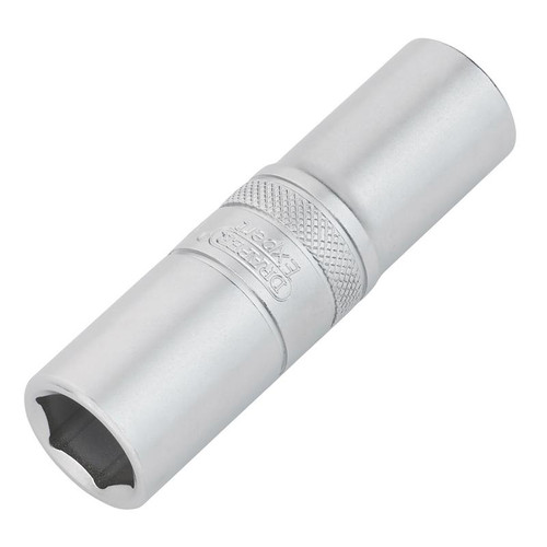 Draper Expert 22440 Metric Deep Socket, 1/2" Sq. Dr., Micro Satin Chrome, 15mm